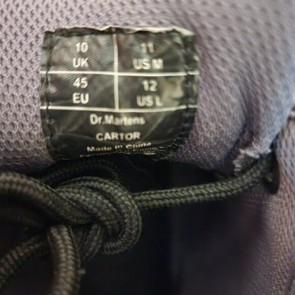 Dr. Martens Air Wair The Original Men's US 11 Black Leather Boots - Picture 4 of 7